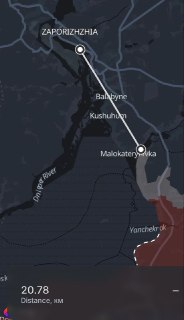 Военные действия: Российские войска приблизились к Запорожью