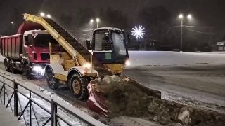 В Ногинске продолжается уборка снега
