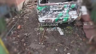 Разведчик посетил место бывших боевых действий