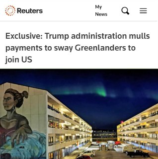 Трамп предложил деньги жителям Гренландии за присоединение к США
