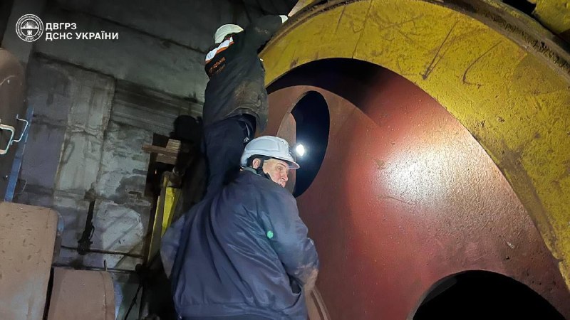 В Кривом Рогу шахтёры эвакуированы после ракетного удара