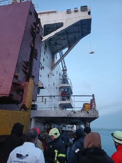 Удар в Одессе: поврежден сухогруз, есть жертвы