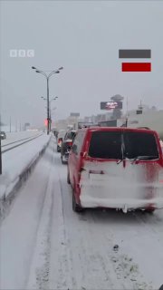 Снегопад и пробки в Москве из-за урагана «Фрэнсис»