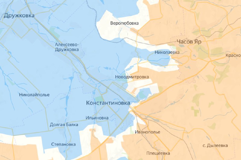 Обстановка на Константиновском направлении