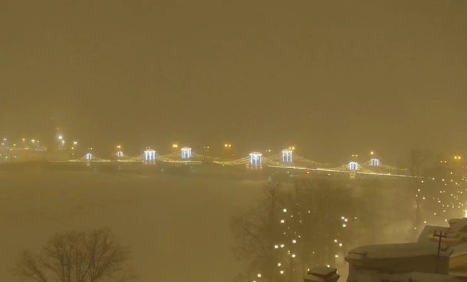 Петербург в снежном плену: метель и похолодание