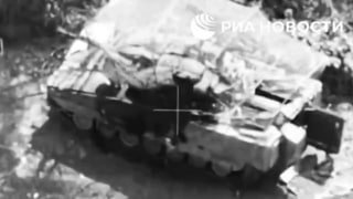 Уничтожение БМП CV90 в Сумской области