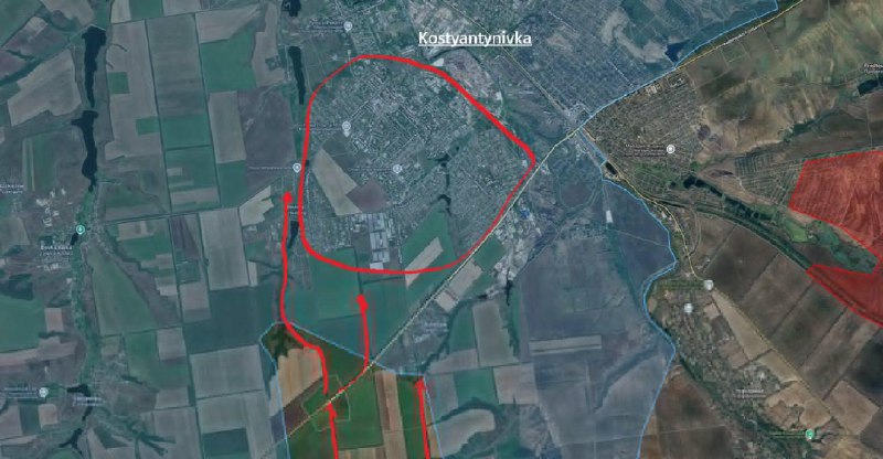 Ситуация в районе Константиновки: украинские источники сообщают об активизации российских сил