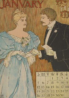 Фердинанд Шайлер Мэтьюз: "Январь", 1896