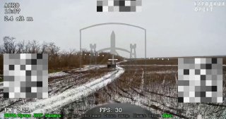 Уничтожен бронетранспортер на Запорожском направлении