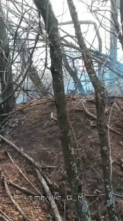 Разрушенные позиции ВСУ на линии фронта