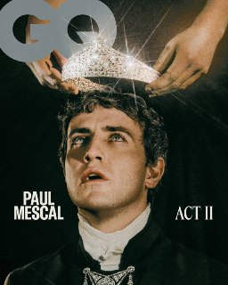 Пол Мескал на обложке британского GQ