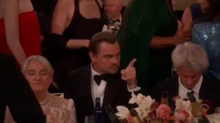 Леонардо ДиКаприо стал мемом из-за жестикуляции на «Золотом глобусе»